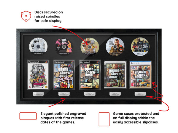 The GTA Series (PlayStation) Exhibition Range Framed Games