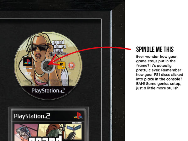 The Grand Theft Auto Trilogy (PS2) Exhibition Range Framed Games