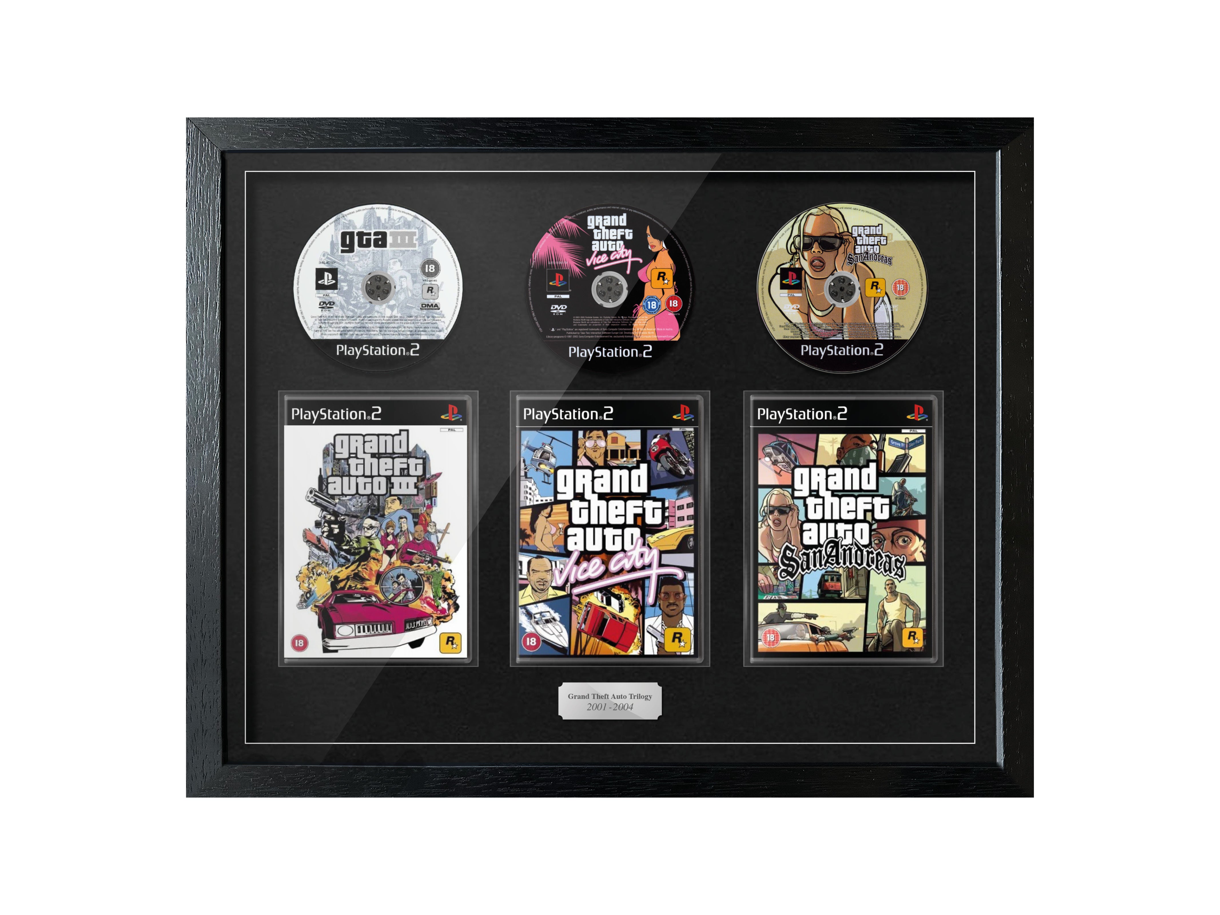 The Grand Theft Auto Trilogy (PS2) Framed Games