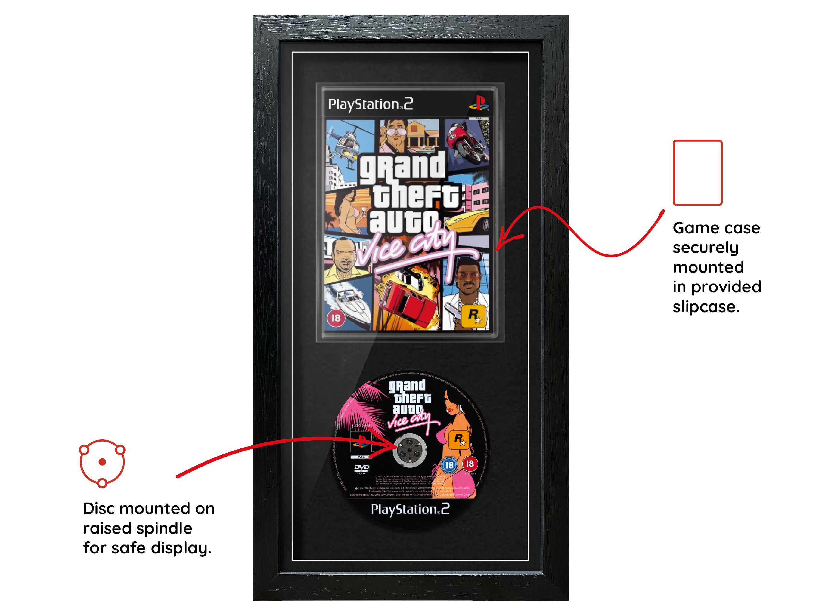 Grand Theft Auto: Vice City (PS2) Expo Pro Range Framed Game