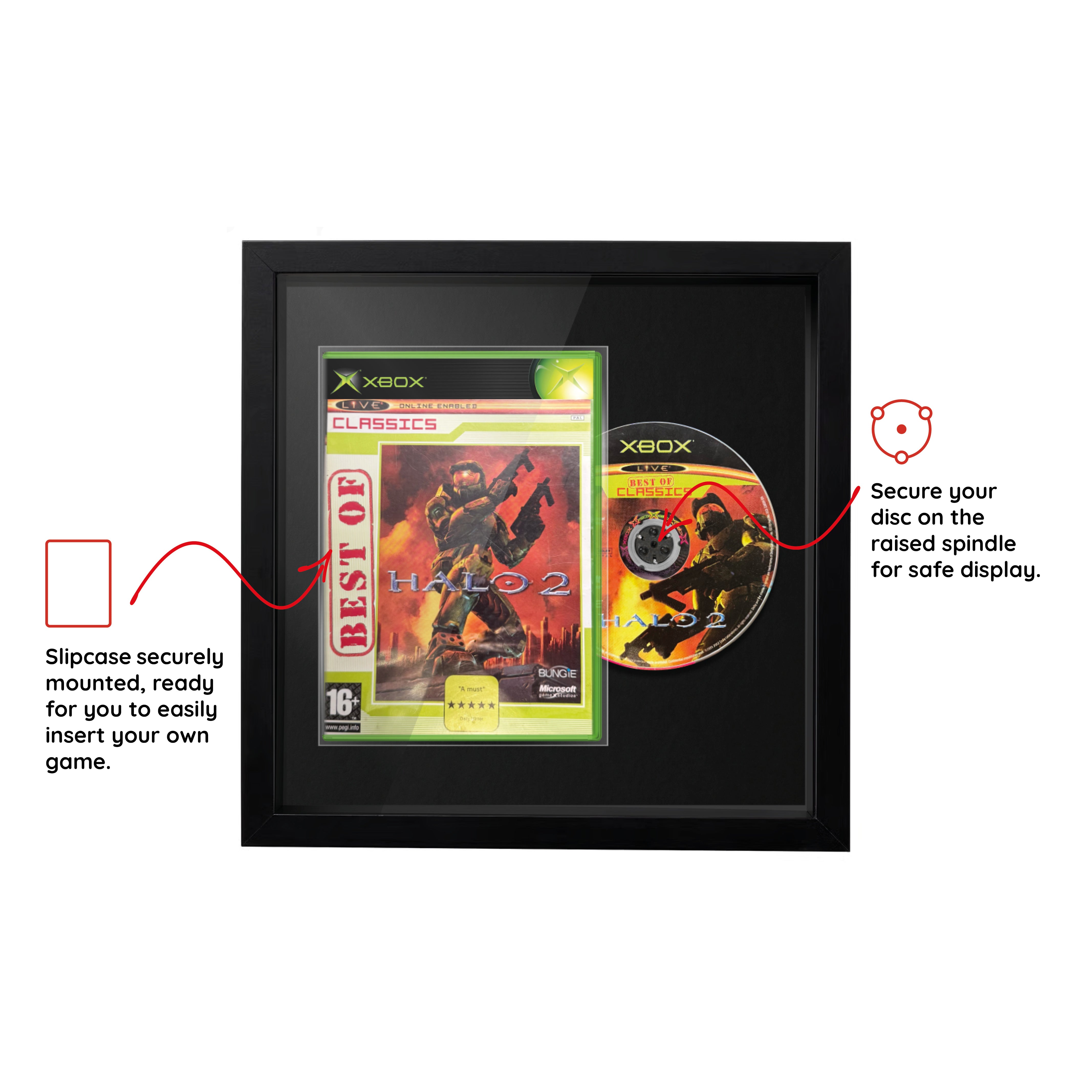 Halo 2 (Xbox) Framed Game Display
