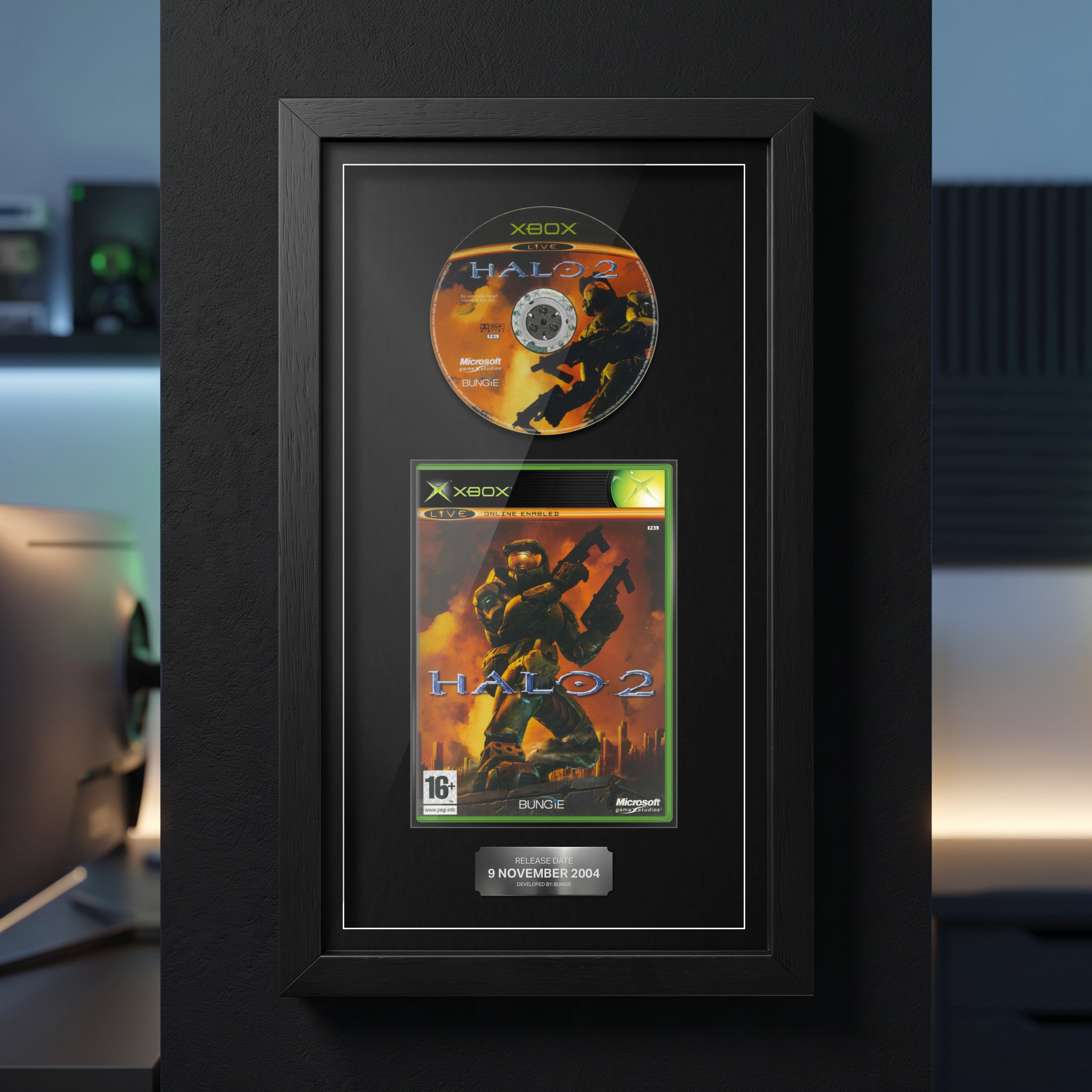Halo 2 (Xbox) Exhibition Range Framed Game
