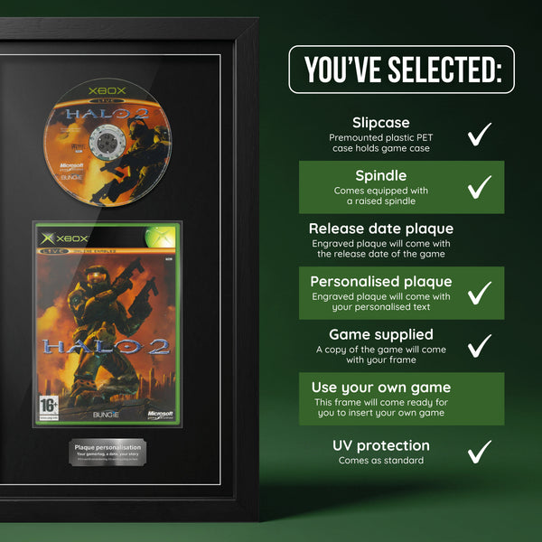 Halo 2 (Xbox) Exhibition Range Framed Game