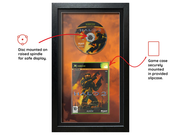 Halo 2 (Xbox) Inspired By Exhibition Range Framed Game