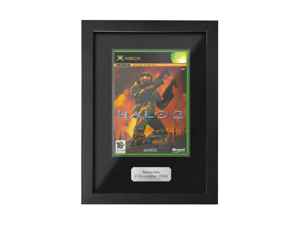 Halo 2 (Xbox) Display Case Range Framed Game
