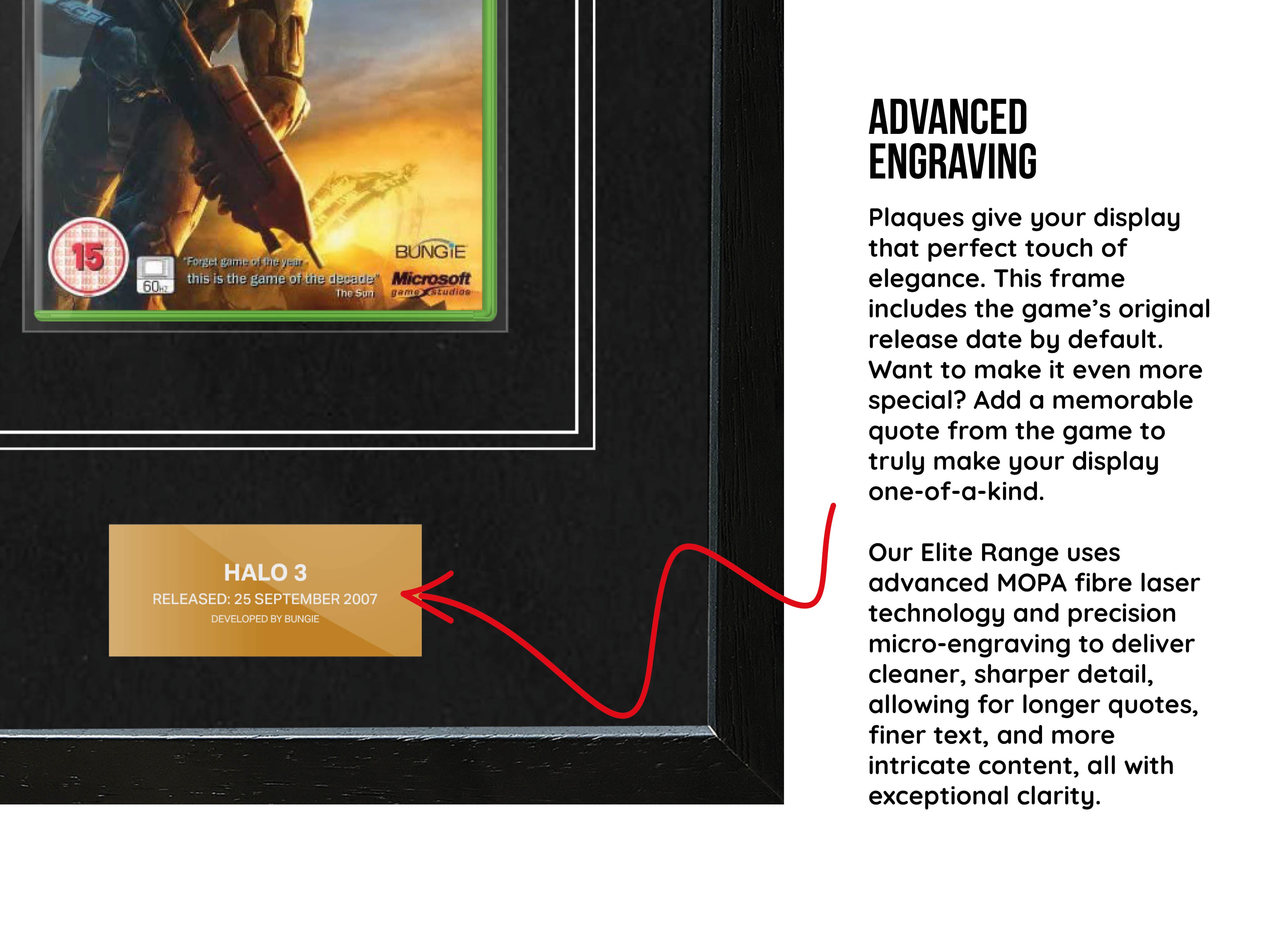 Halo 3 (Xbox 360) Elite Range Frame - Frame-A-Game