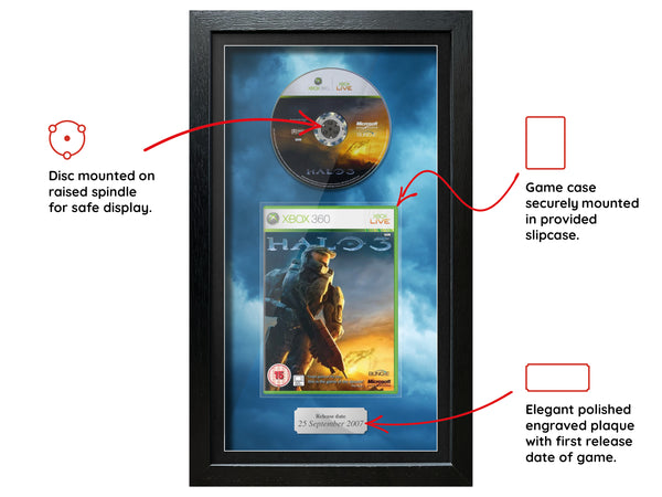 Halo 3 (Xbox 360) Inspired By Exhibition Range Framed Game