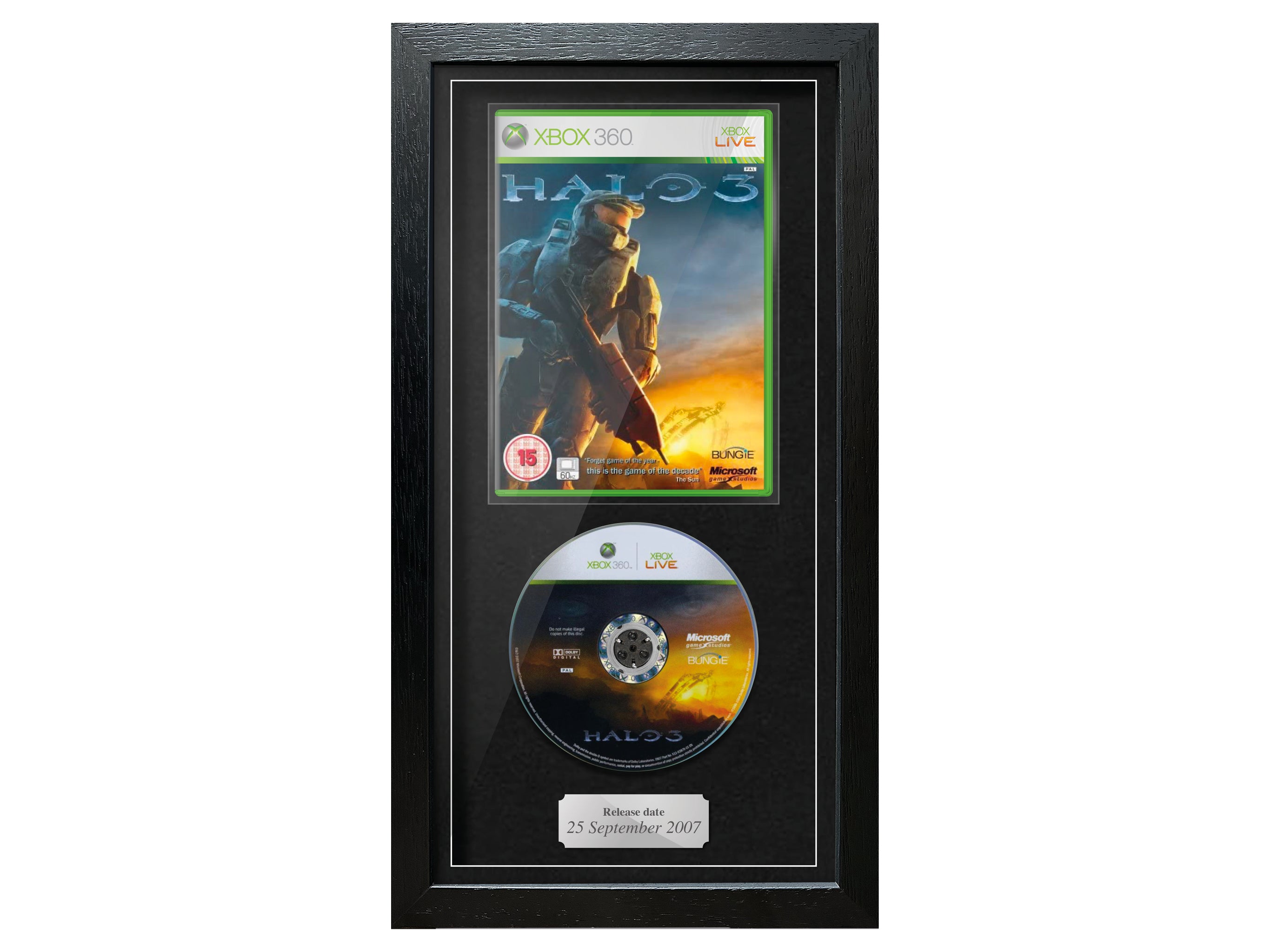 Halo 3 (Xbox 360) Expo Pro Range Framed Game