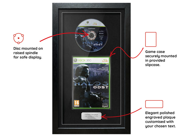 Halo 3: ODST (Xbox 360) Exhibition Range Framed Game