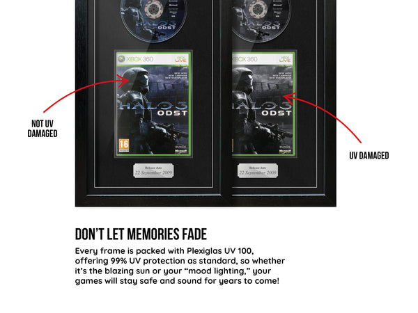 Halo 3: ODST (Xbox 360) Exhibition Range Framed Game
