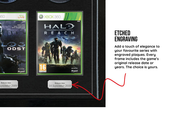 The Halo Bungie Series (Xbox) Exhibition Range Framed Games