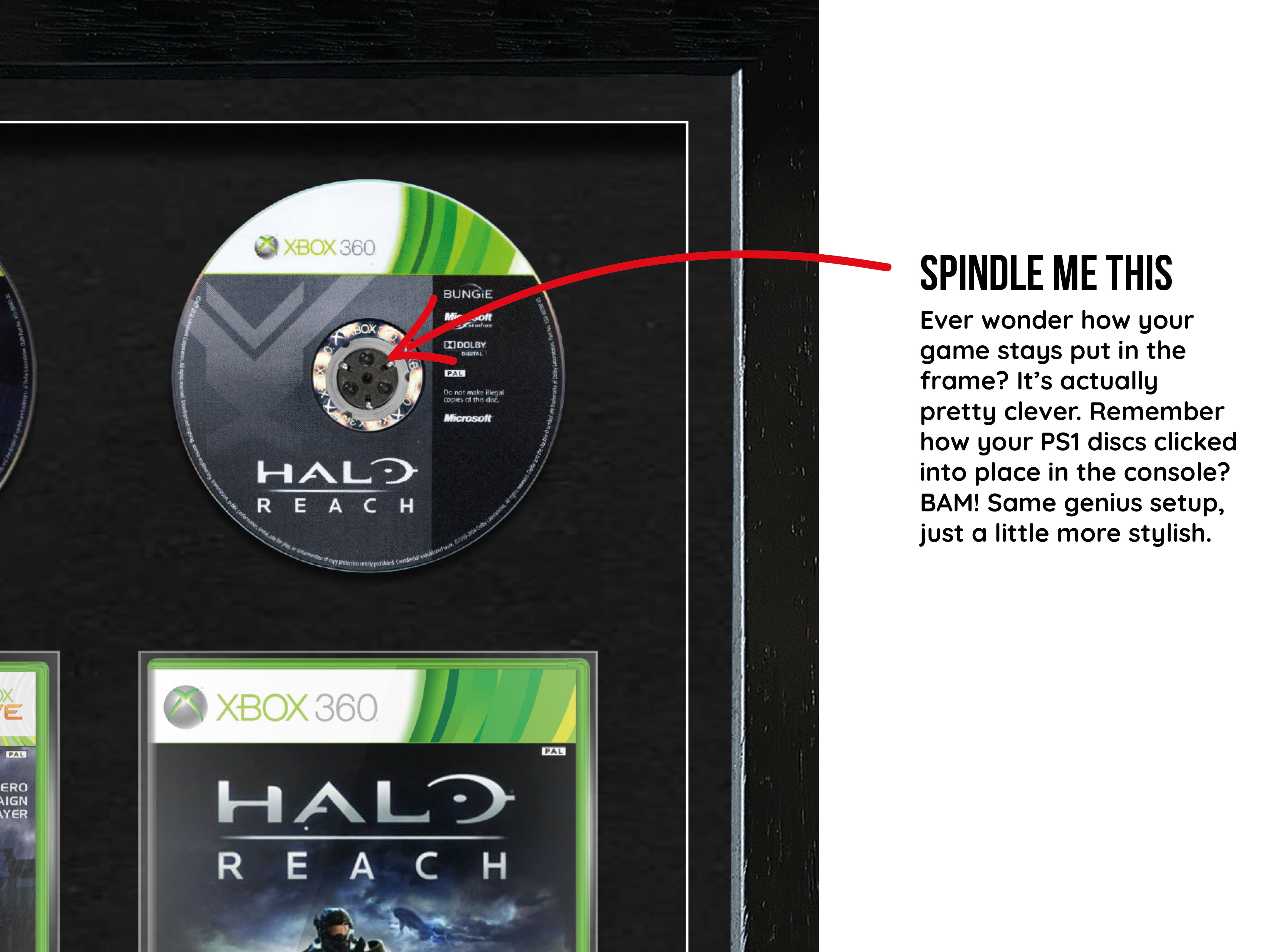 The Halo Bungie Series (Xbox) Exhibition Range Framed Games