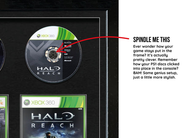 The Halo Bungie Series (Xbox) Exhibition Range Framed Games