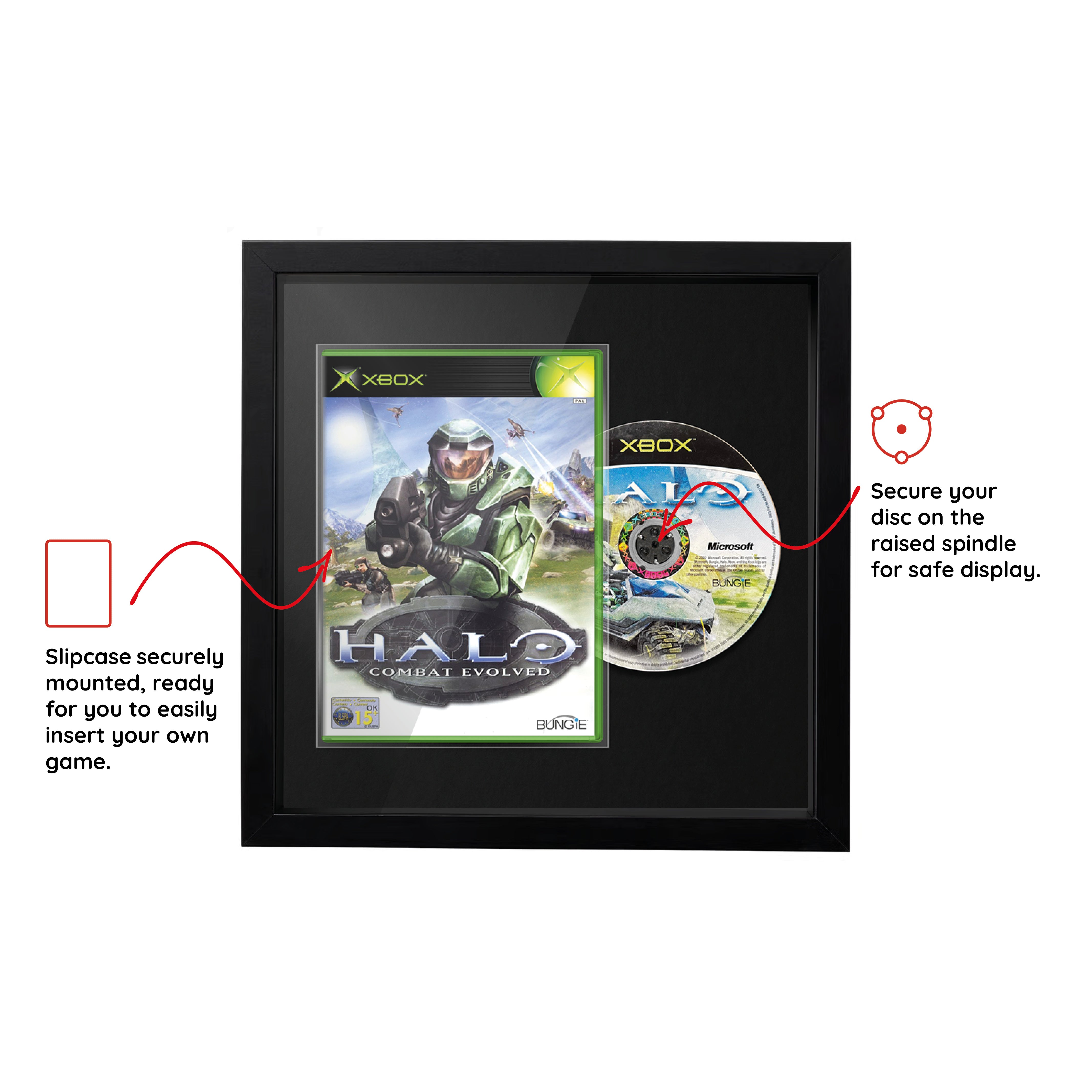 Halo: Combat Evolved (Xbox) Framed Game Display