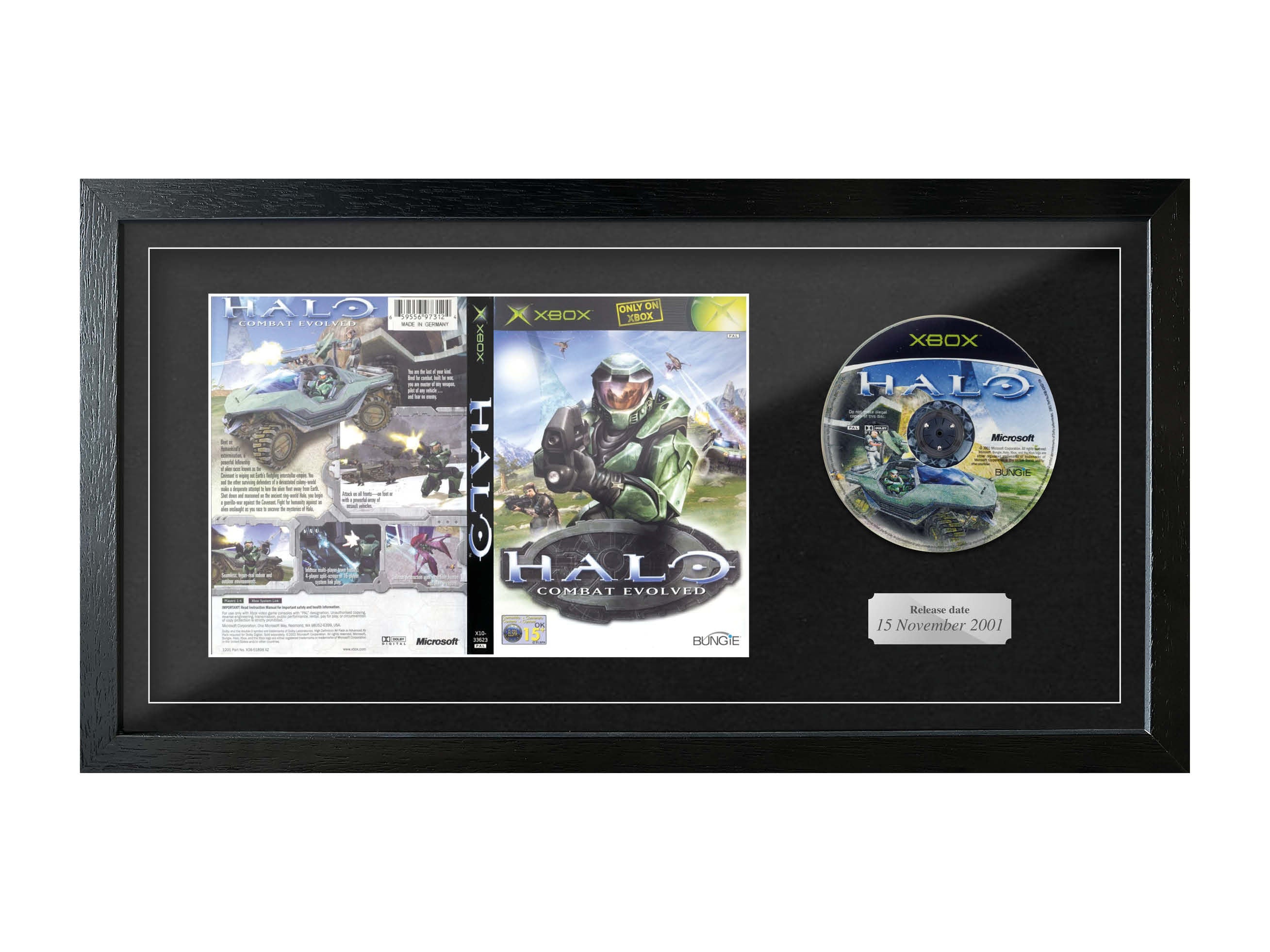 Halo: Combat Evolved (Xbox) Full Sleeve Range Framed Game