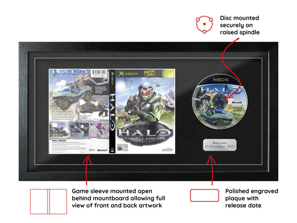 Halo: Combat Evolved (Xbox) Full Sleeve Range Framed Game