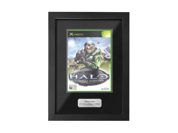 Halo: Combat Evolved (Xbox) Display Case Range Framed Game