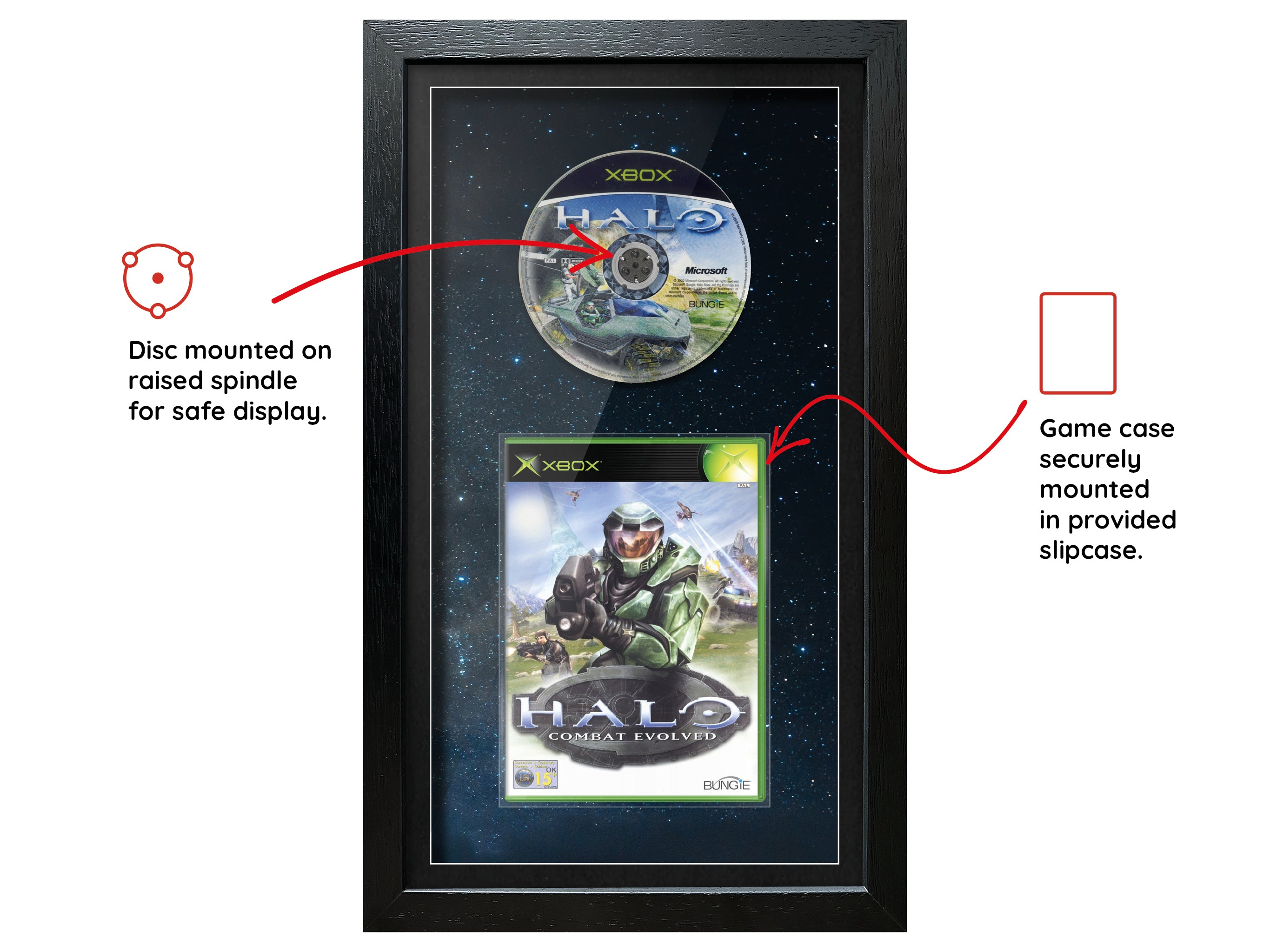 Halo: Combat Evolved (Xbox) Inspired By Exhibition Range Framed Game