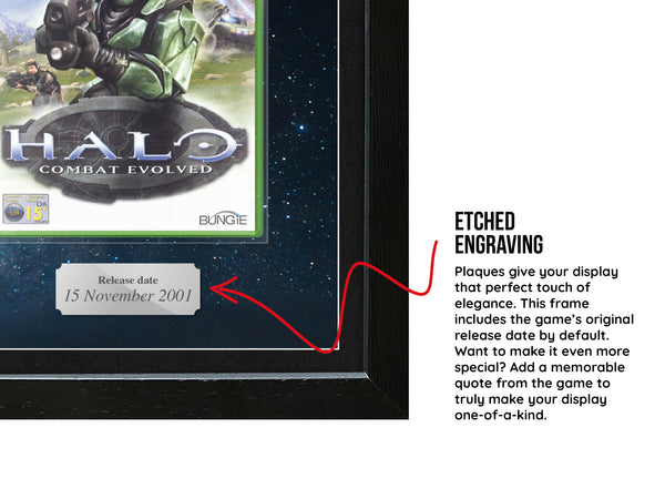 Halo: Combat Evolved (Xbox) Inspired By Exhibition Range Framed Game