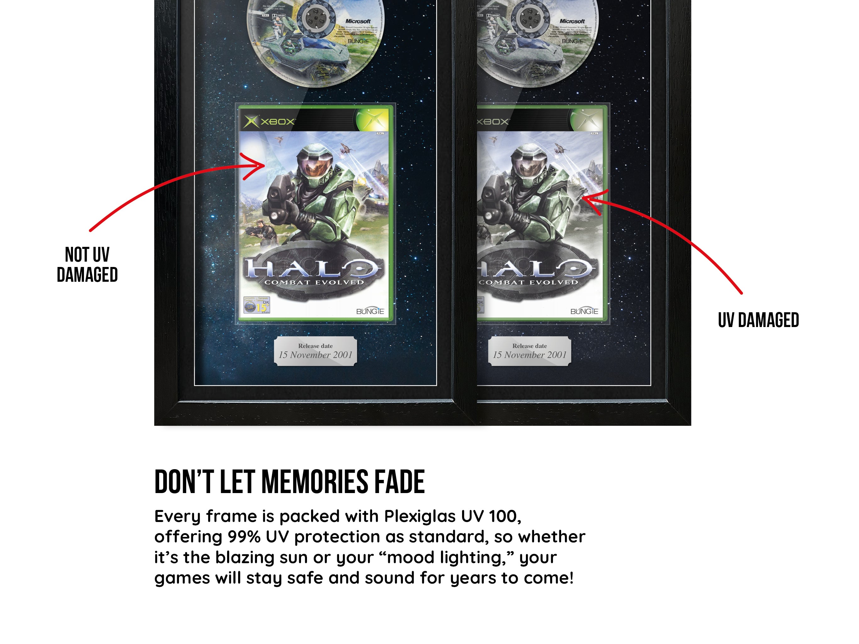 Halo: Combat Evolved (Xbox) Inspired By Exhibition Range Framed Game