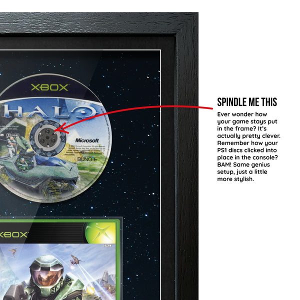 Halo: Combat Evolved (Xbox) [MINOR DAMAGE TO PRINT] Inspired By Exhibition Range Framed Game