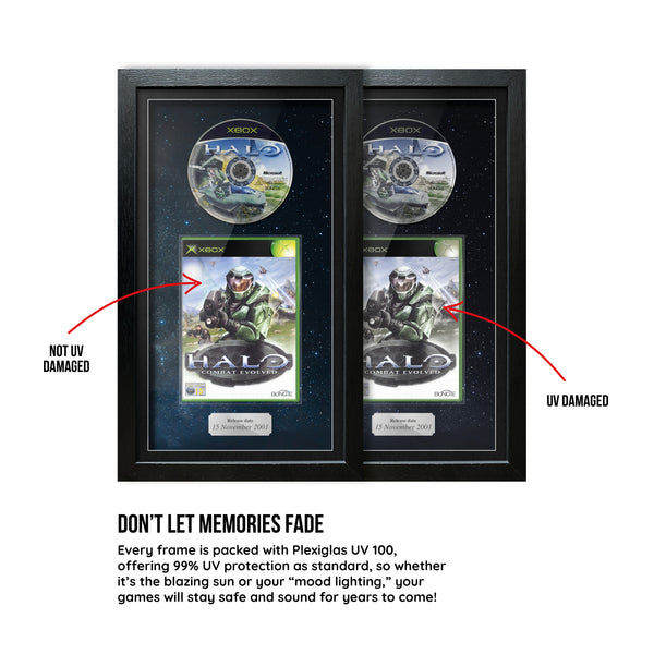 Halo: Combat Evolved (Xbox) [MINOR DAMAGE TO PRINT] Inspired By Exhibition Range Framed Game