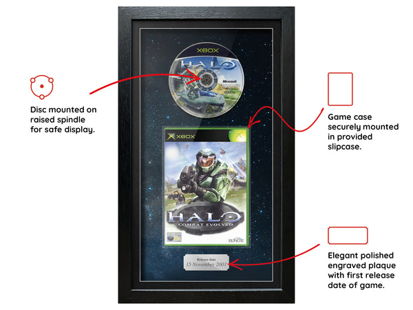 Halo: Combat Evolved (Xbox) Inspired By Exhibition Range Framed Game