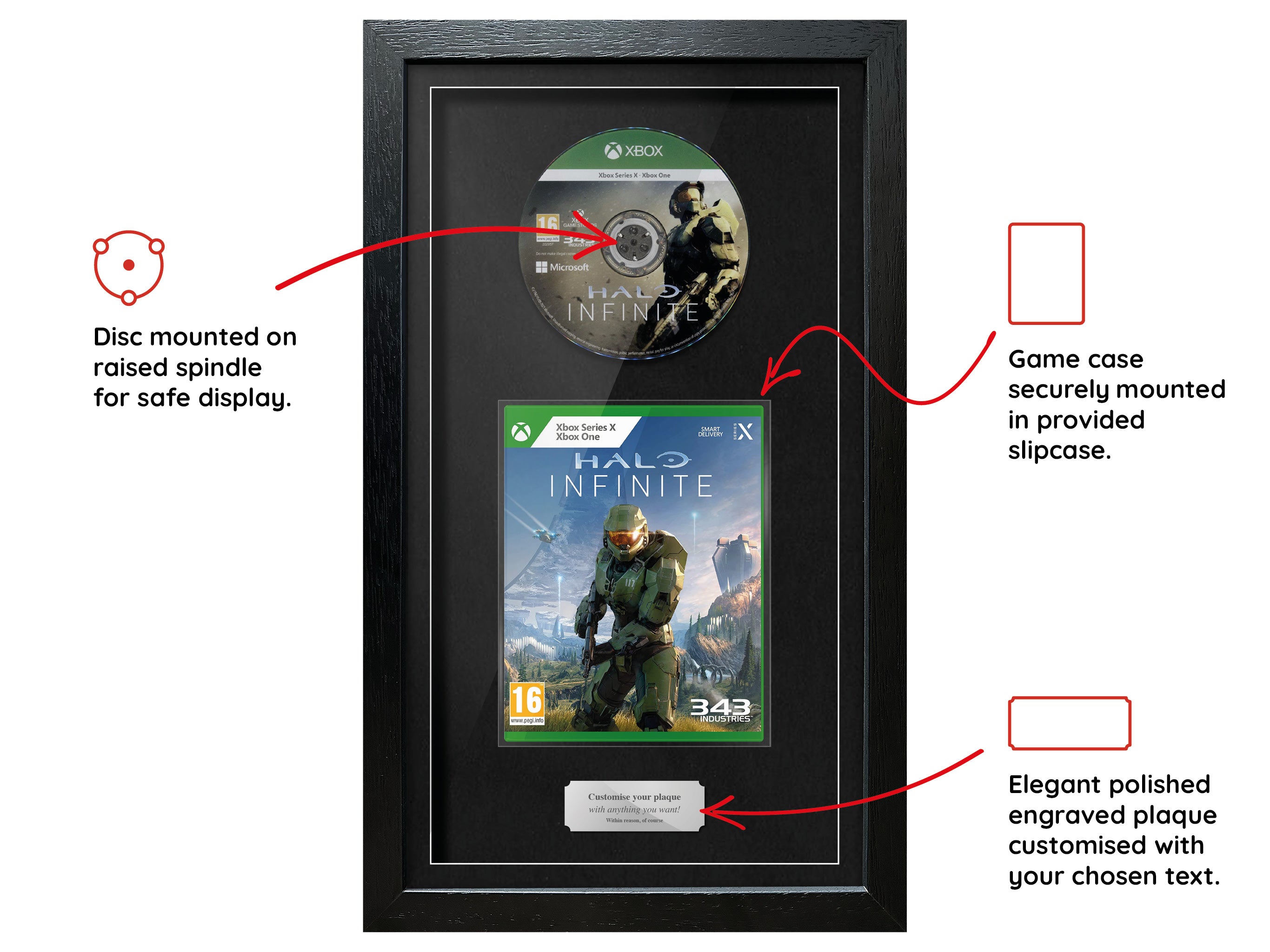 Halo Infinite (Xbox Series) Exhibition Range Framed Game