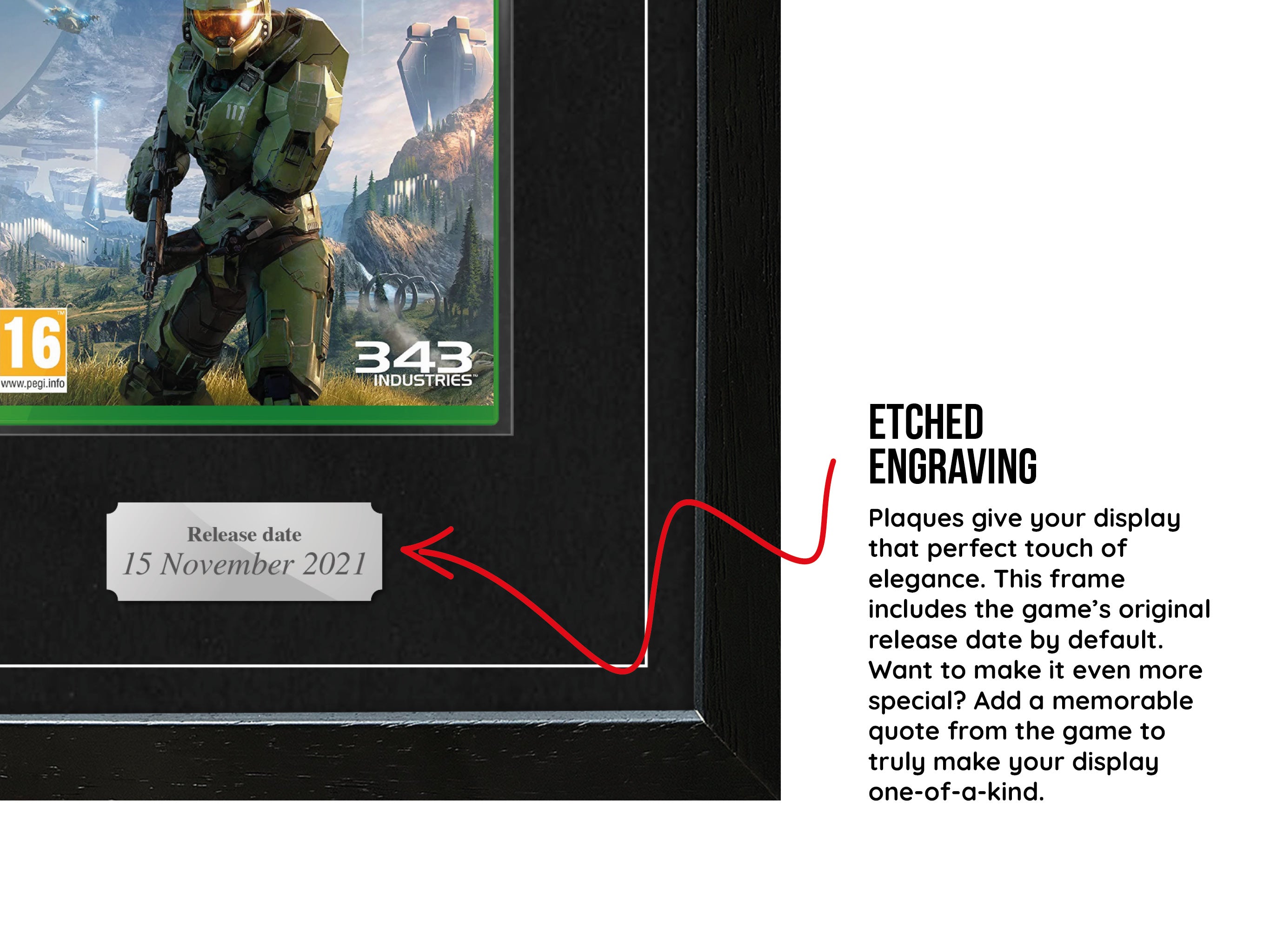 Halo Infinite (Xbox Series) Exhibition Range Framed Game