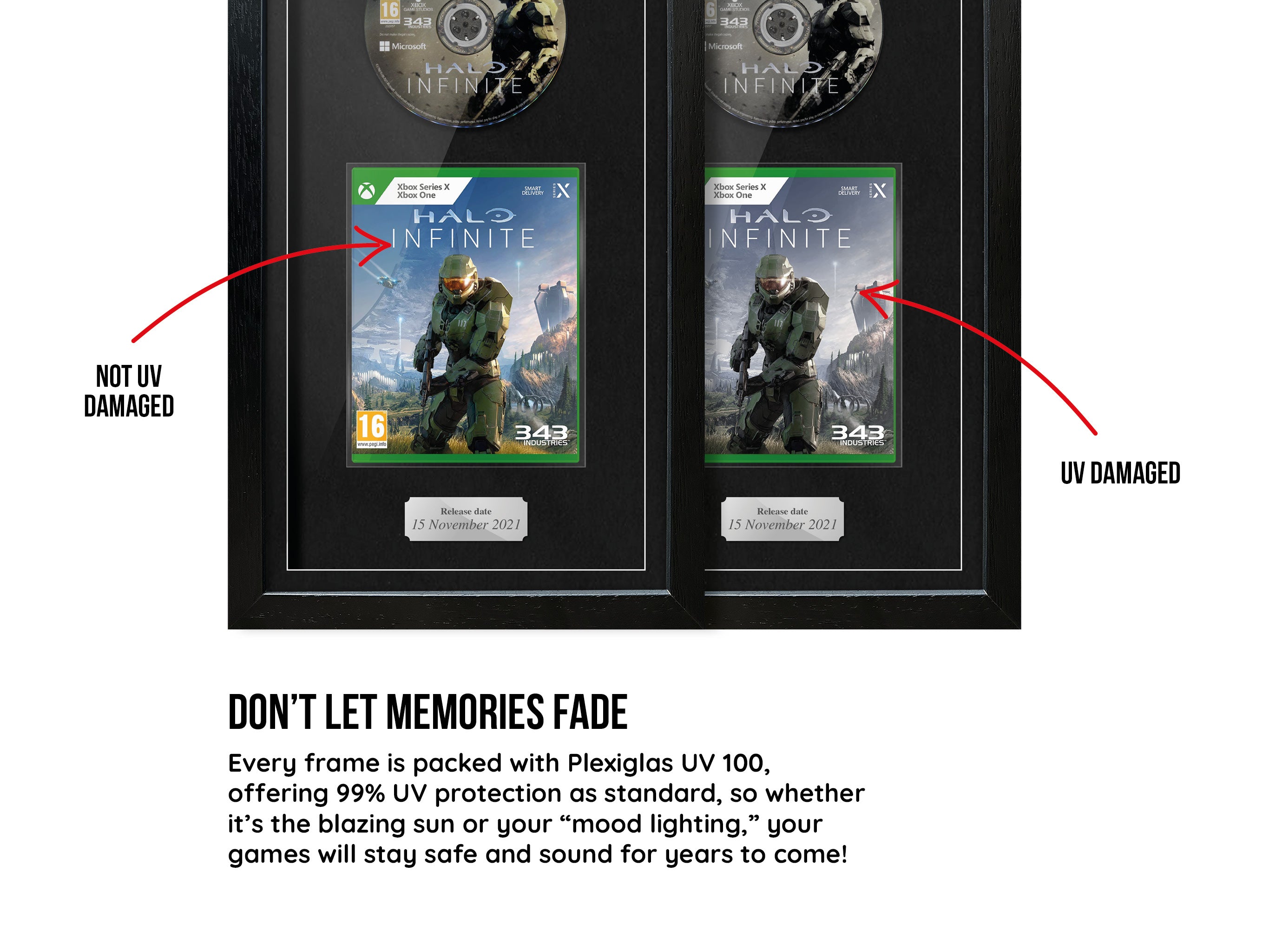 Halo Infinite (Xbox Series) Exhibition Range Framed Game