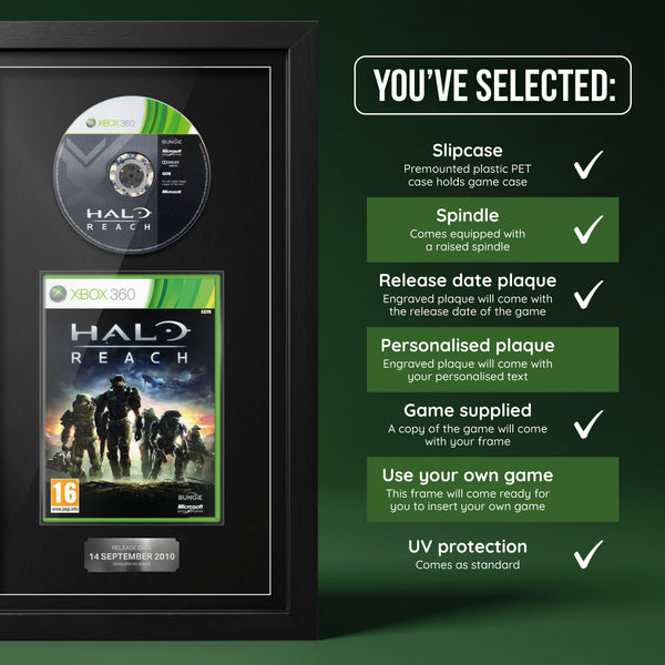 Halo: Reach (Xbox 360) Exhibition Range Framed Game