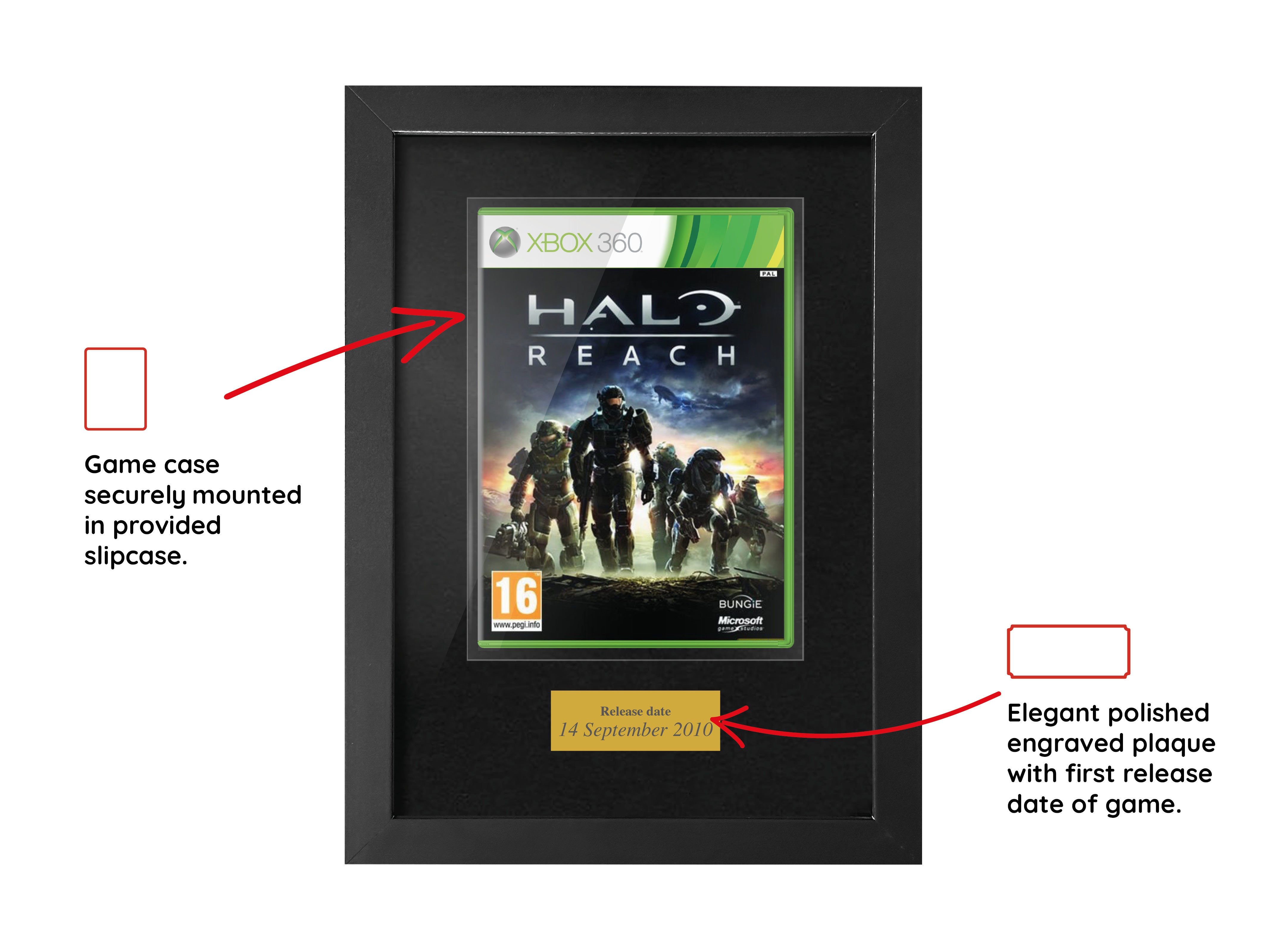Halo Reach (Xbox 360) Framed Game