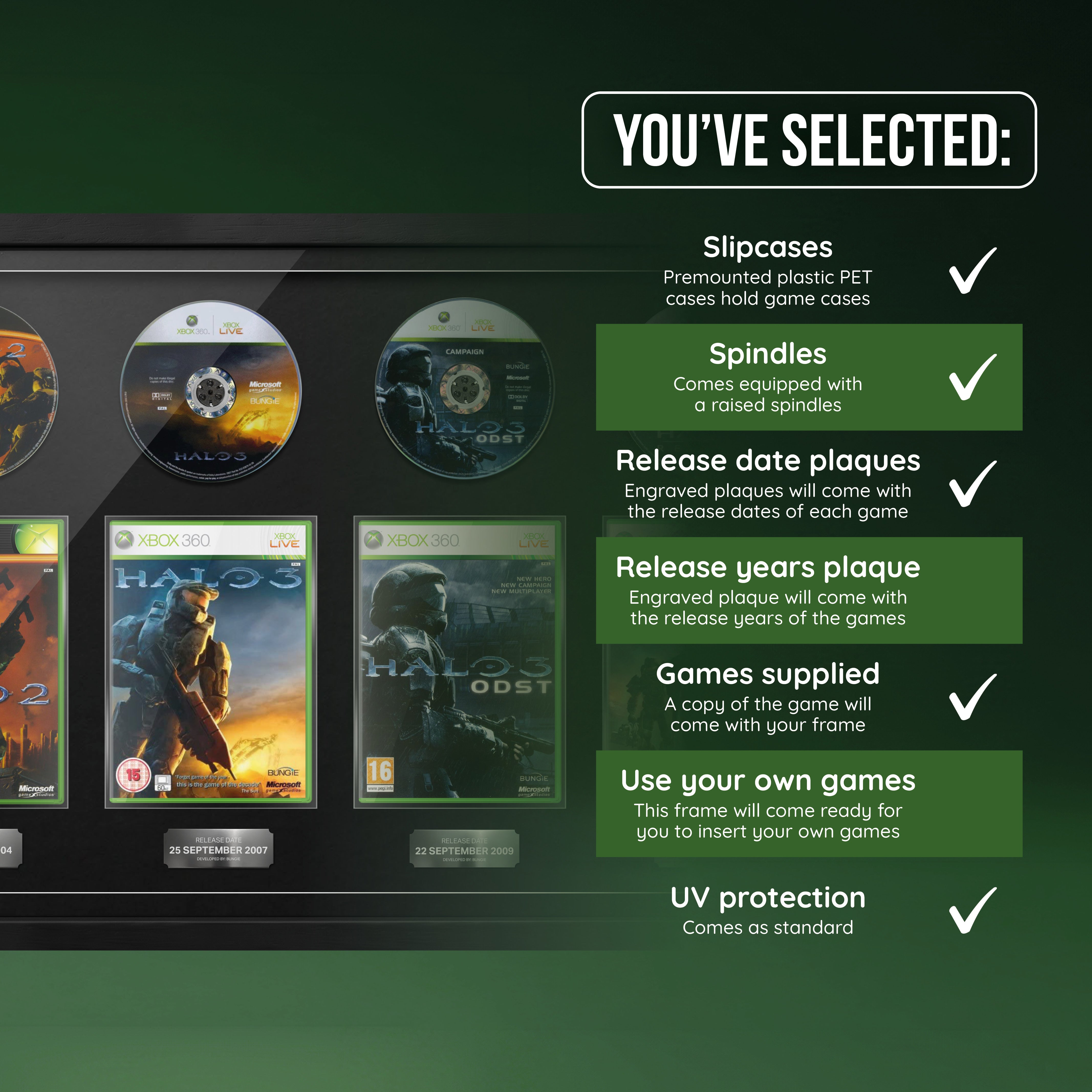 The Halo Bungie Series (Xbox) Penta Framed Games
