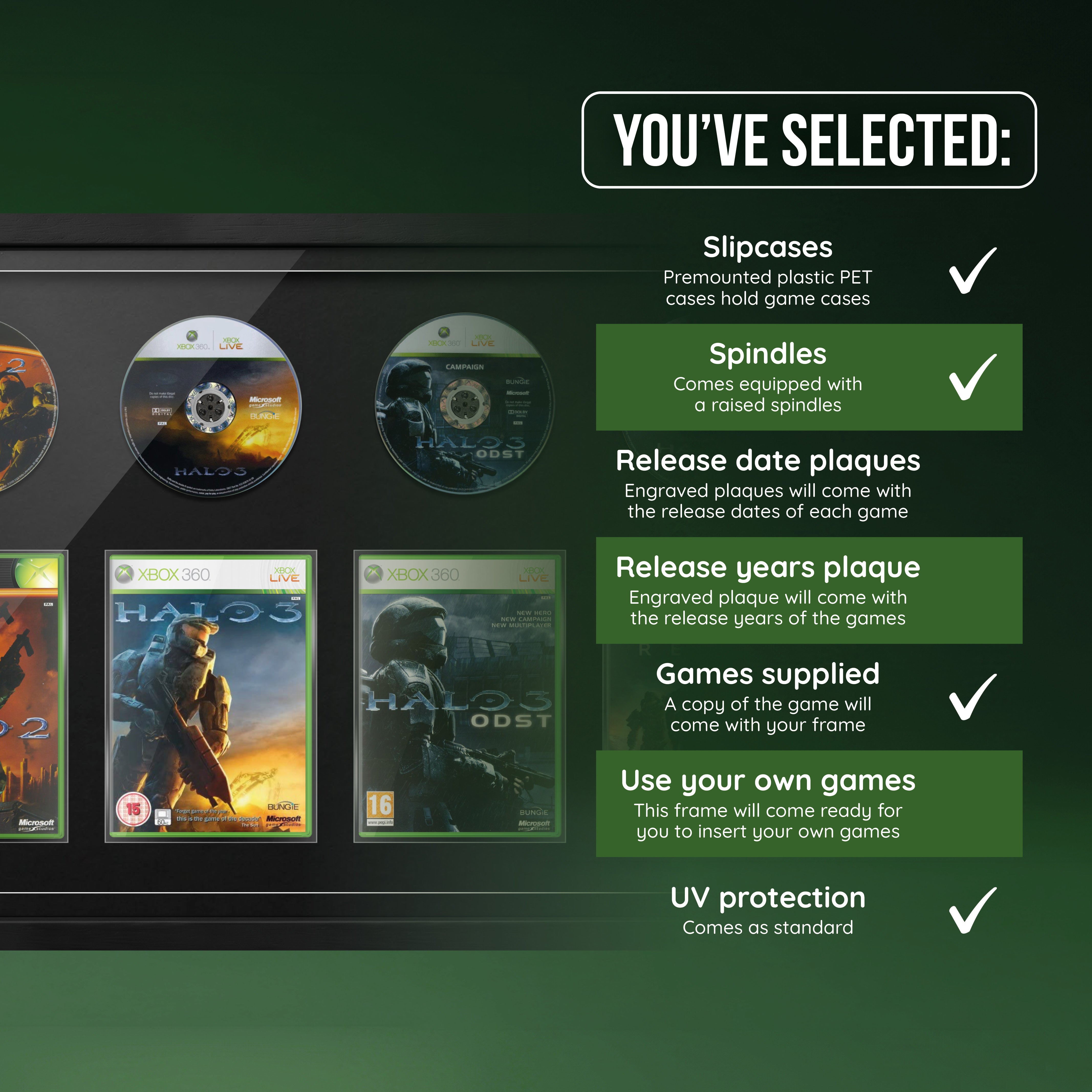 The Halo Bungie Series (Xbox) Penta Framed Games