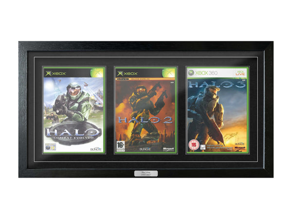 Halo (Xbox/Xbox 360) Trilogy Case Range Framed Games