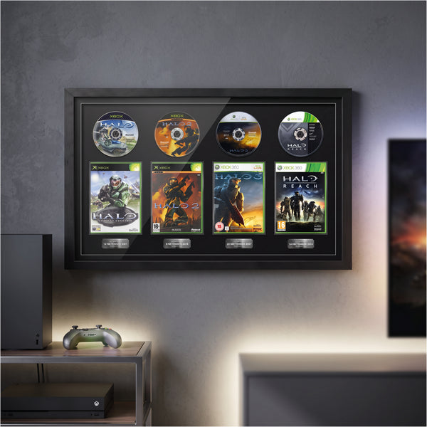 The Halo Trilogy + Reach (Xbox) Quad Range Framed Games