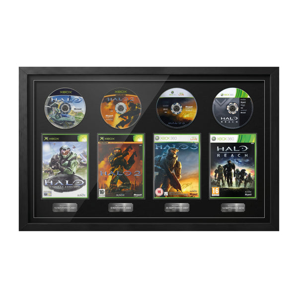 The Halo Trilogy + Reach (Xbox) Quad Range Framed Games