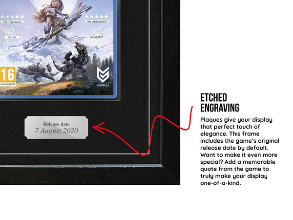 Horizon: Zero Dawn Complete Edition (PS4) Exhibition Range Framed Game