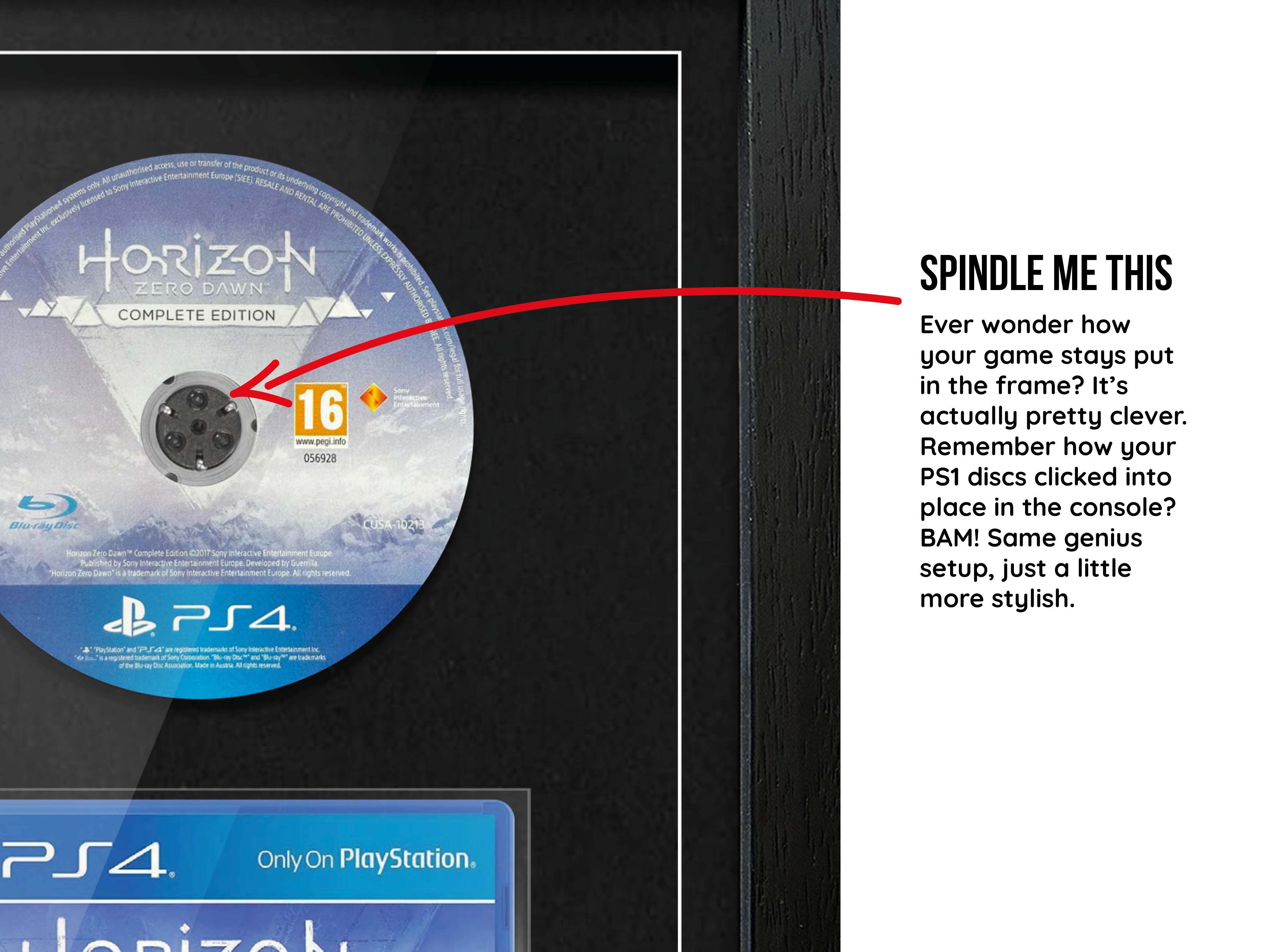 Horizon: Zero Dawn Complete Edition (PS4) Exhibition Range Framed Game