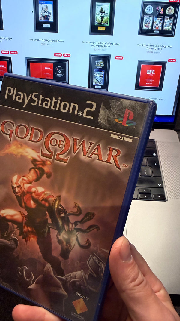 God of War (PS2) Framed Game (Reprinted sleeve)
