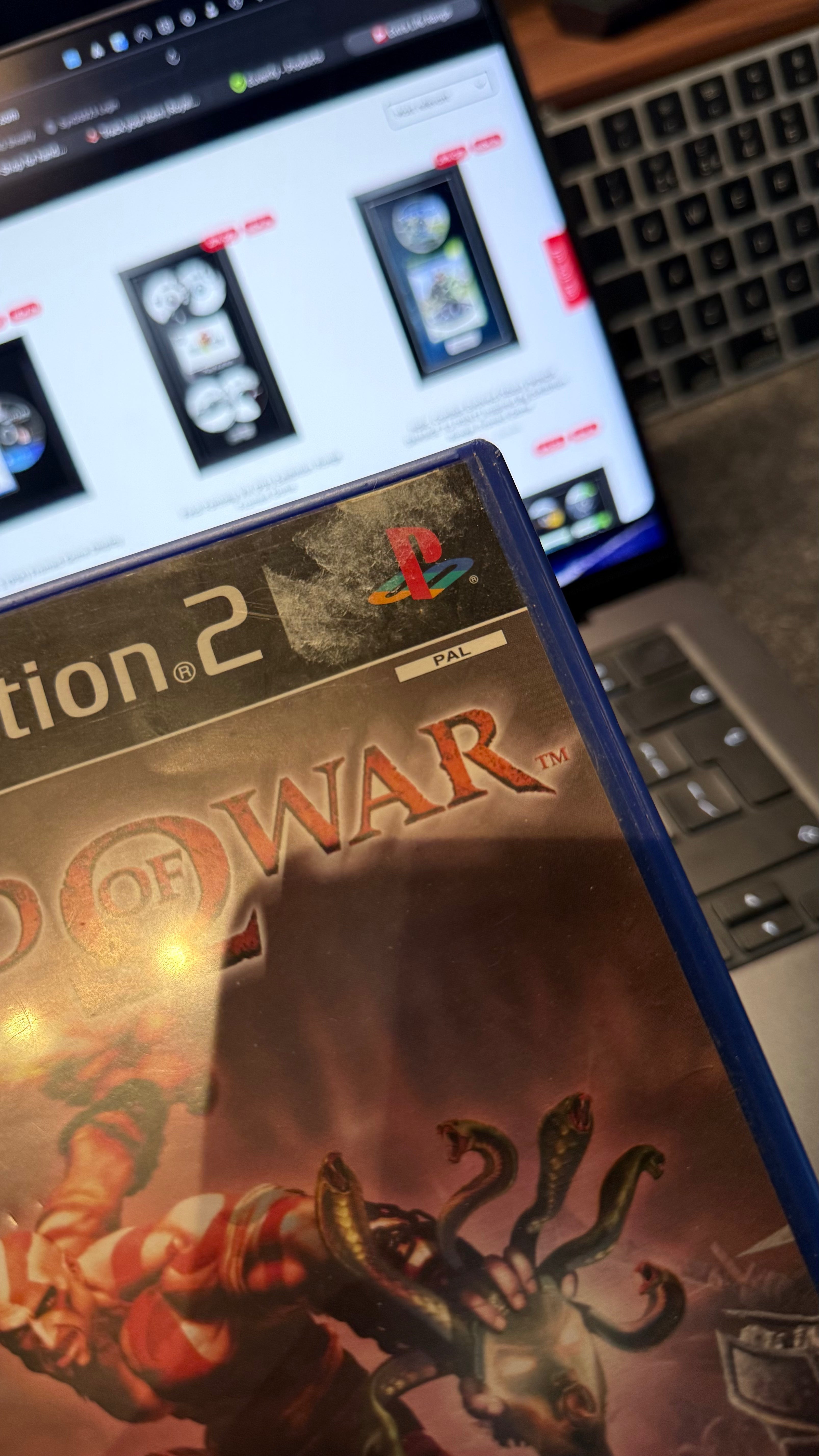 God of War (PS2) Framed Game Display