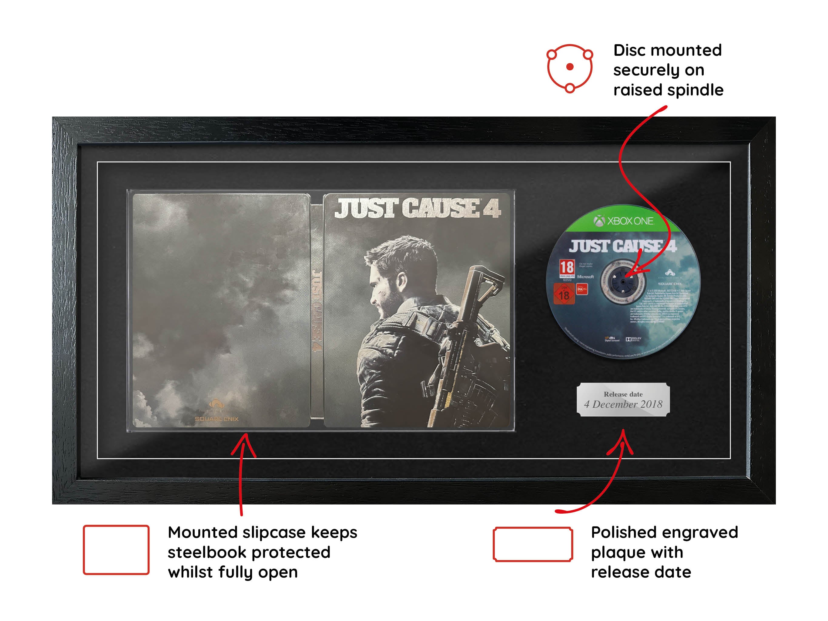Just Cause 4 (Xbox One) Steelbook Art Range Framed Game