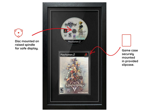 Kingdom Hearts 2 NTSC Version (PS2) Exhibition Range Framed Game