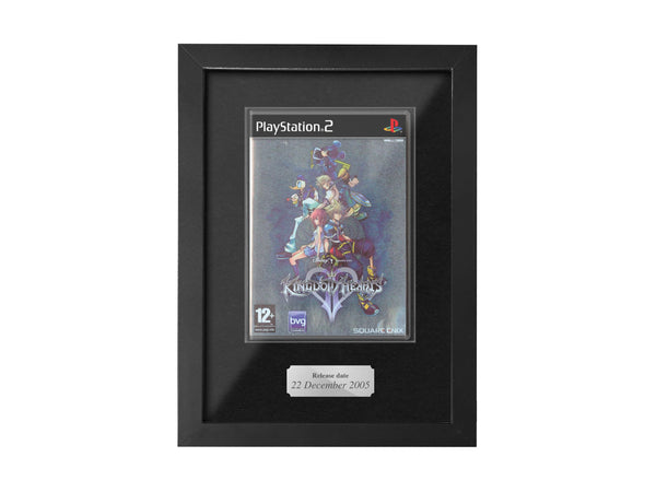 Kingdom Hearts 2 (PS2) Display Case Range Framed Game