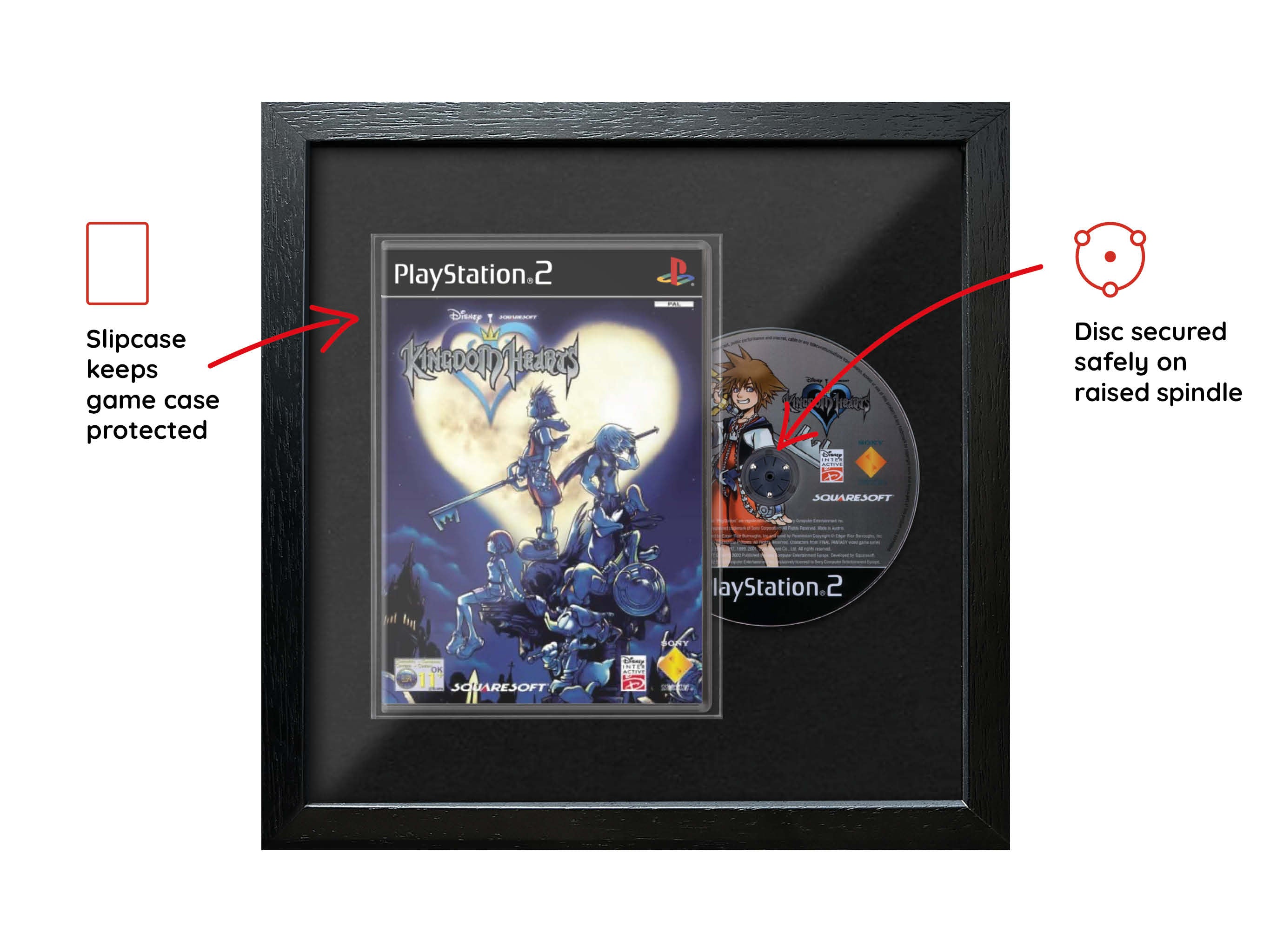 Kingdom Hearts (PS2) New Combined Range Framed Game