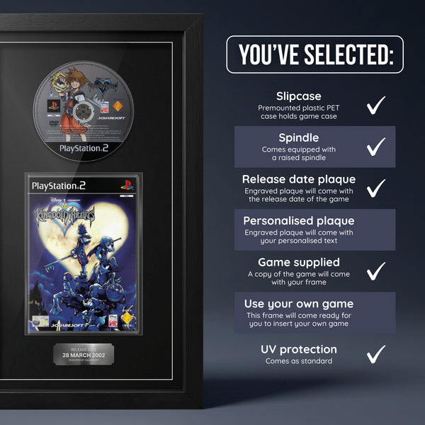 Kingdom Hearts (PS2) Exhibition Range Framed Game