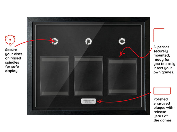 The Kingdom Hearts Trilogy (PS2/PS4) Exhibition Range Framed Games