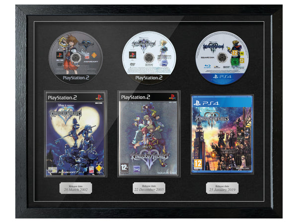 The Kingdom Hearts Trilogy (PS2/PS4) Exhibition Range Framed Games