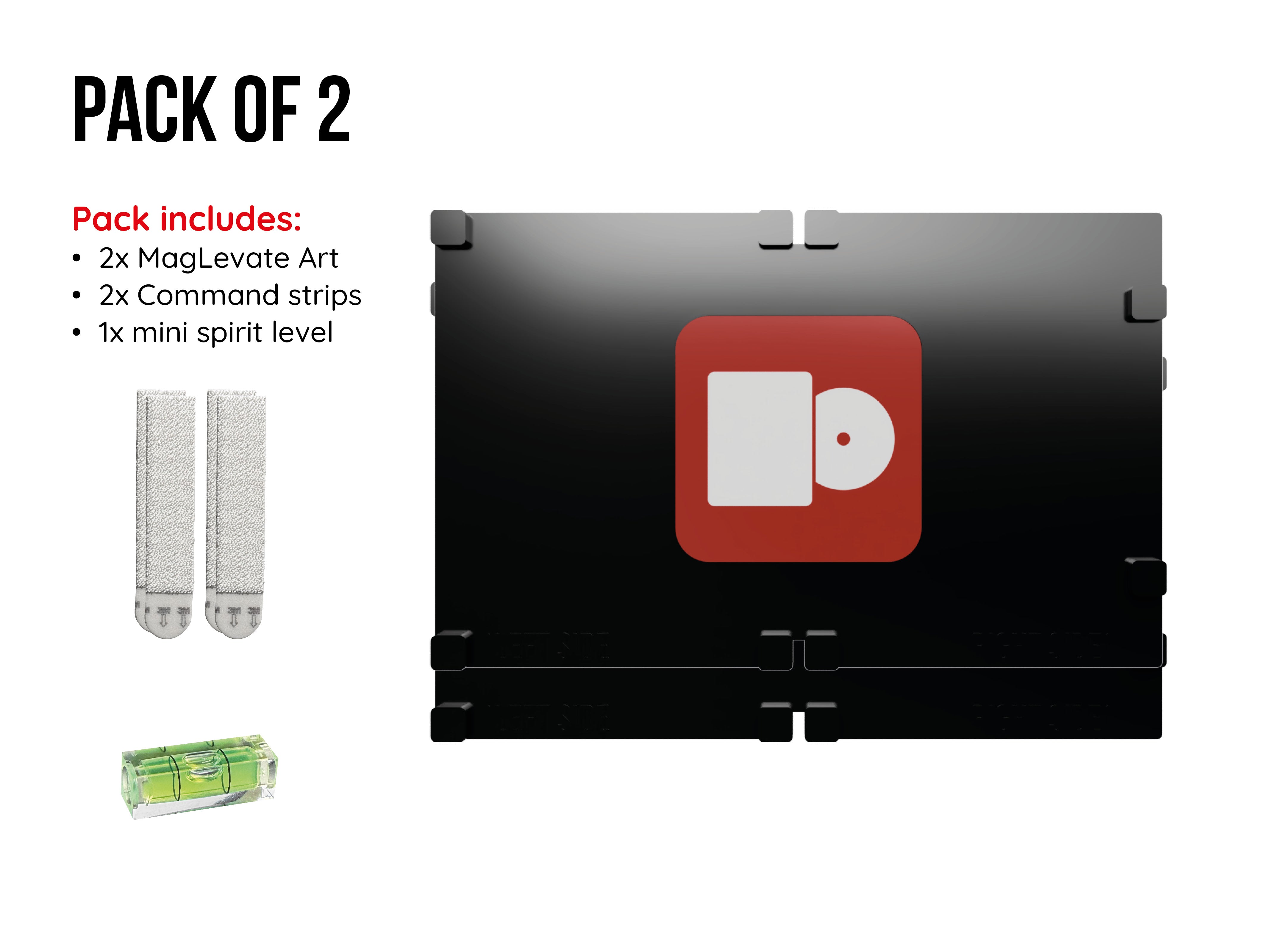 MagLevate® Art - Open Steelbook Wall Mount