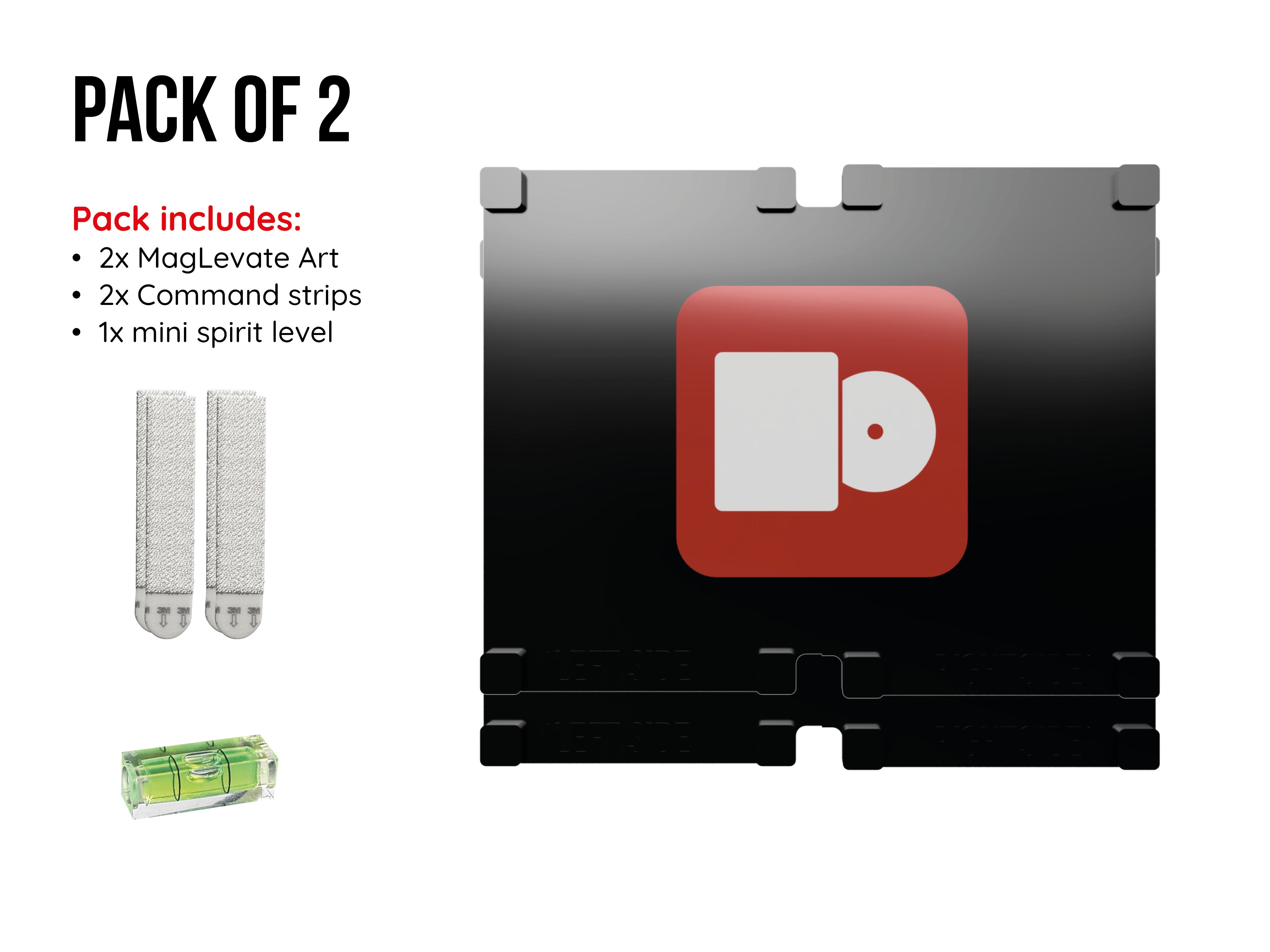 MagLevate® Art - Open Steelbook Wall Mount